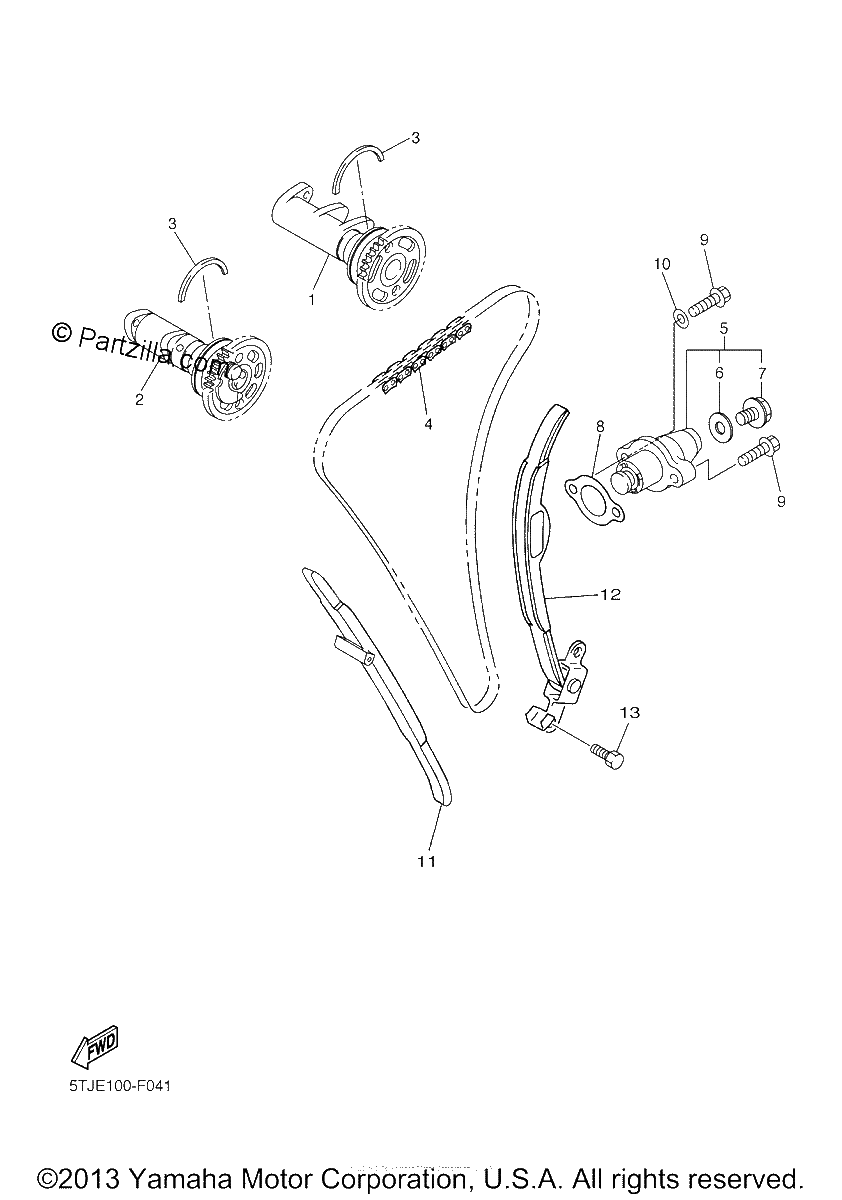 Diagrama de CAMSHAFT CHAIN