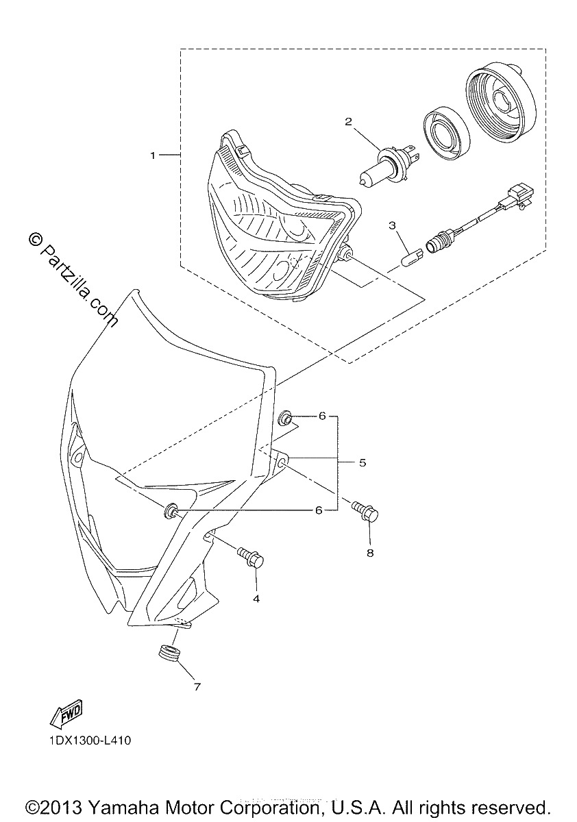 Diagrama de HEADLIGHT