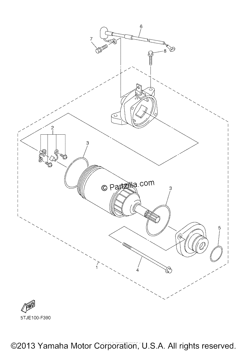 Diagrama de STARTING MOTOR