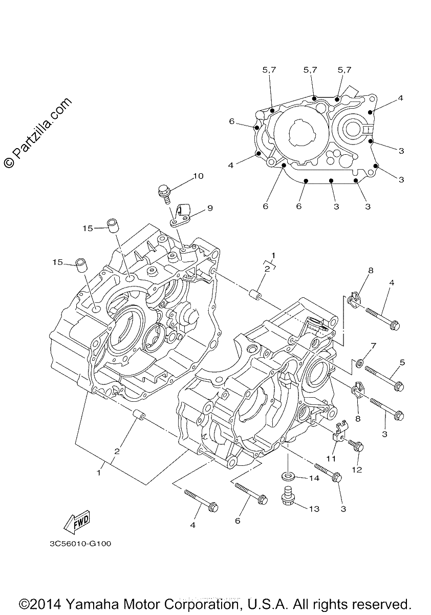 Diagrama de CRANKCASE