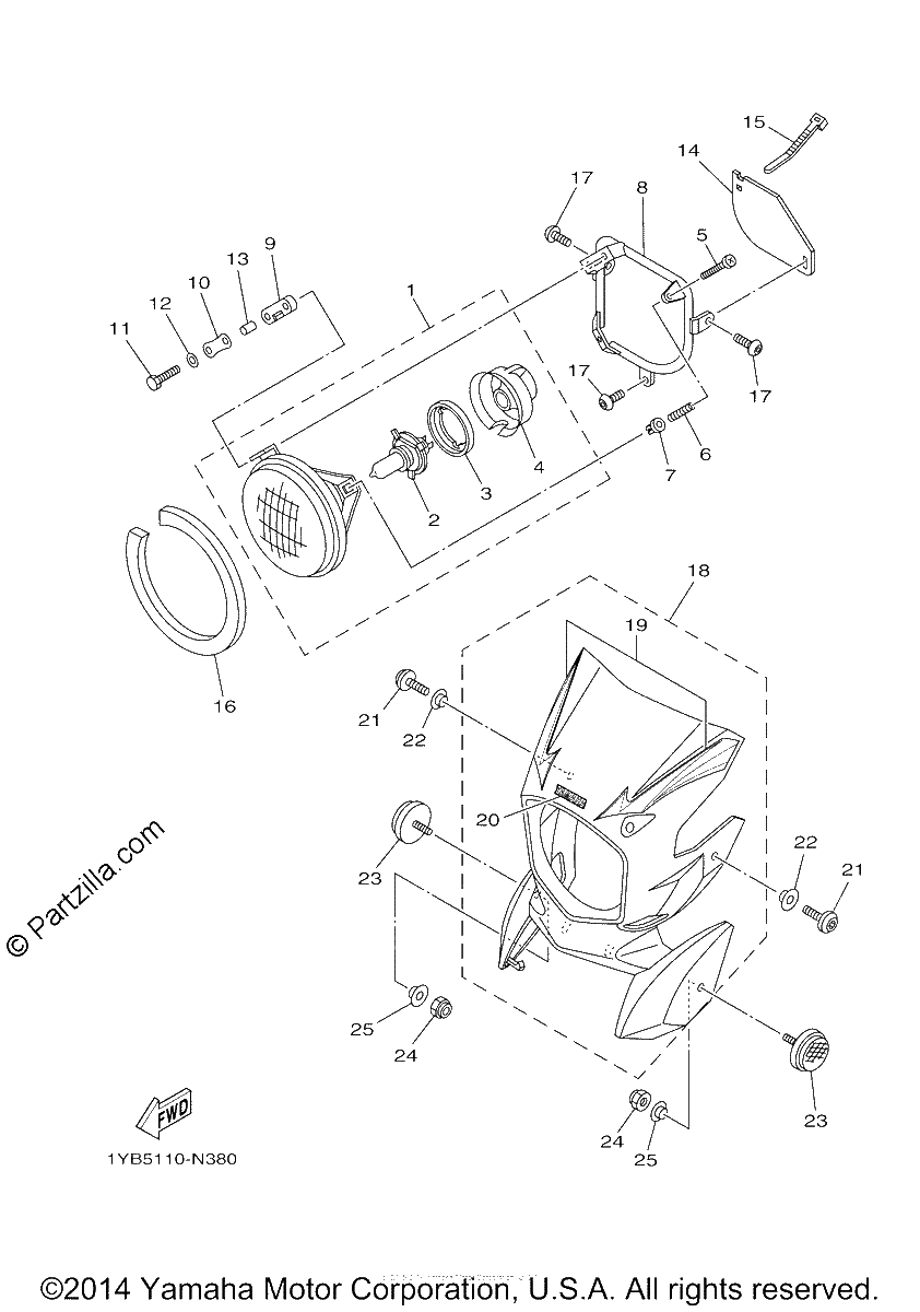 Diagrama de HEADLIGHT