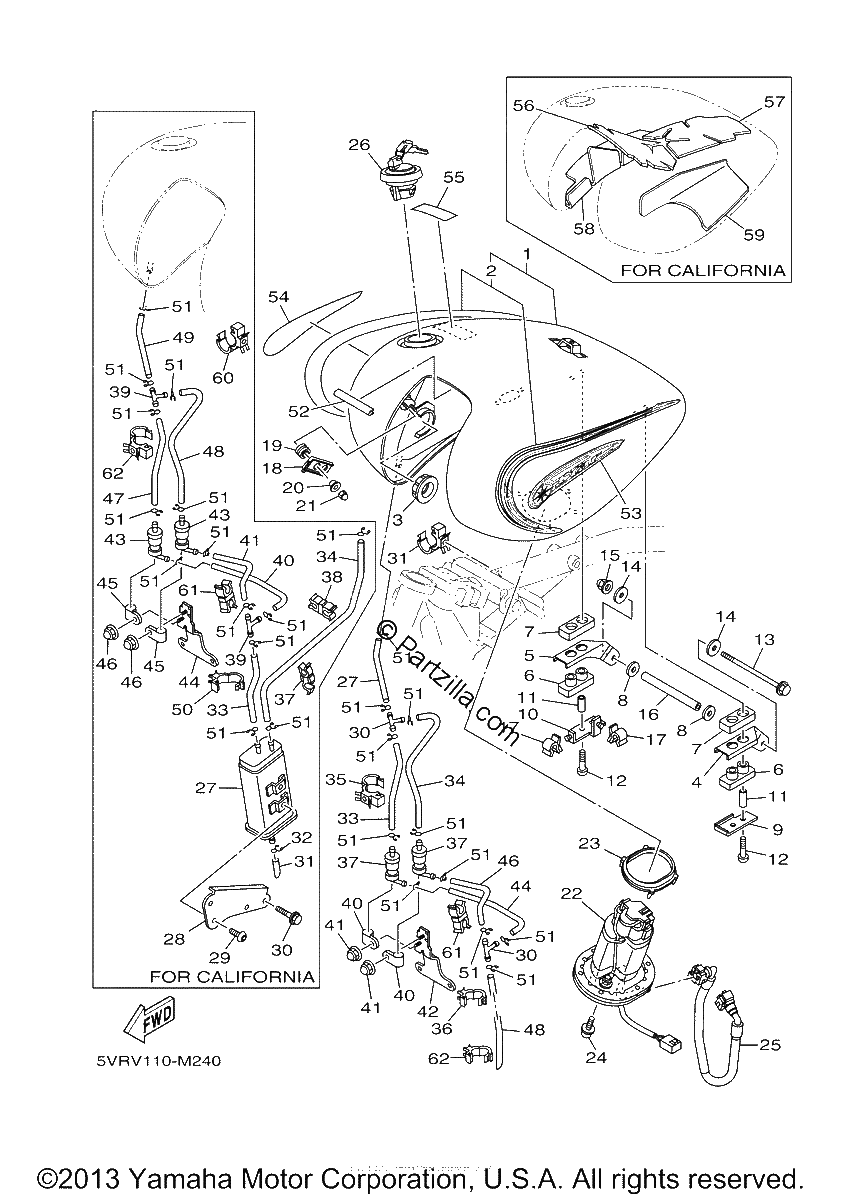 Diagrama de FUEL TANK