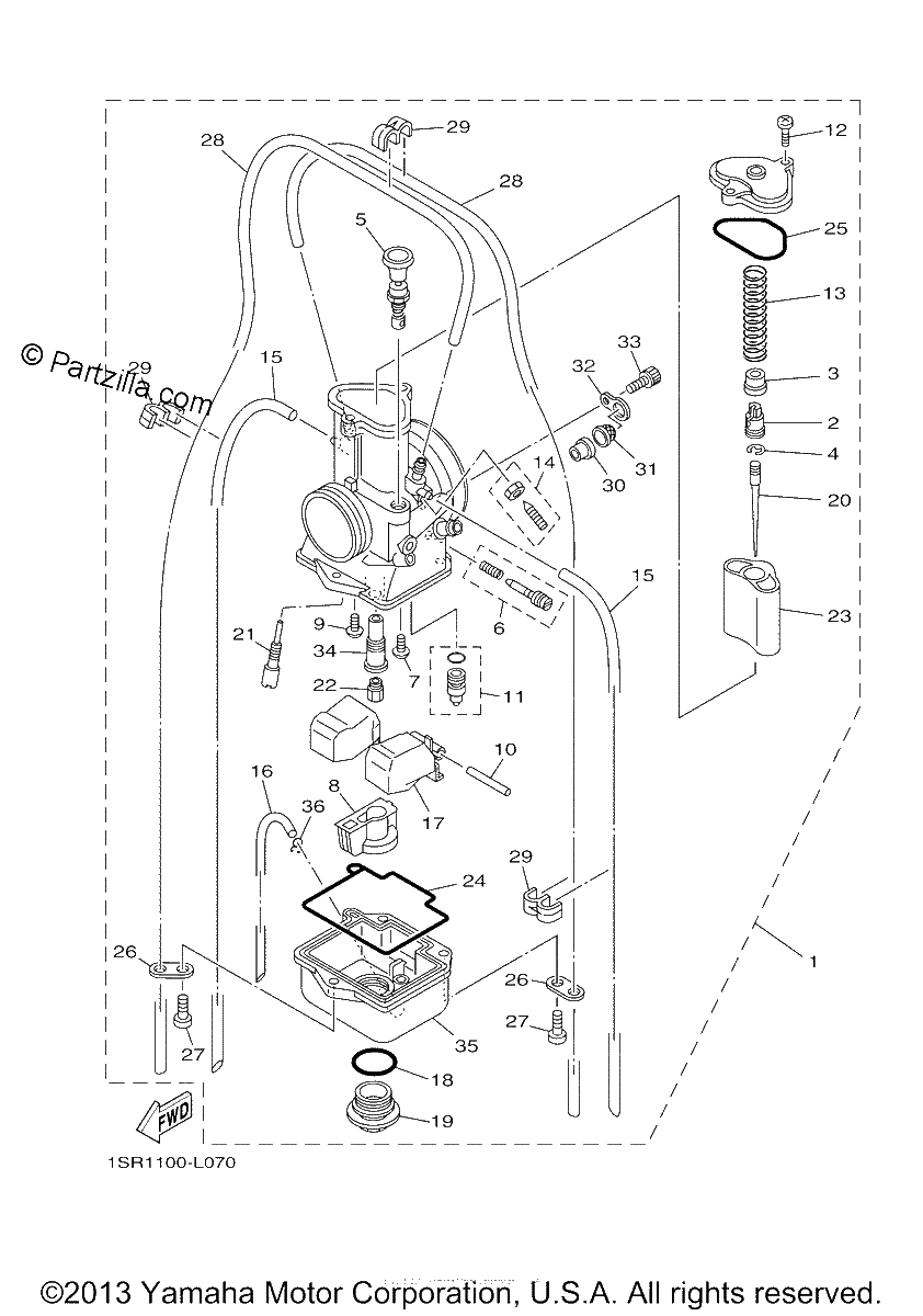 Diagrama de CARBURETOR