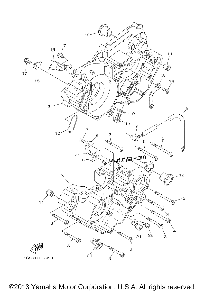 Diagrama de CRANKCASE