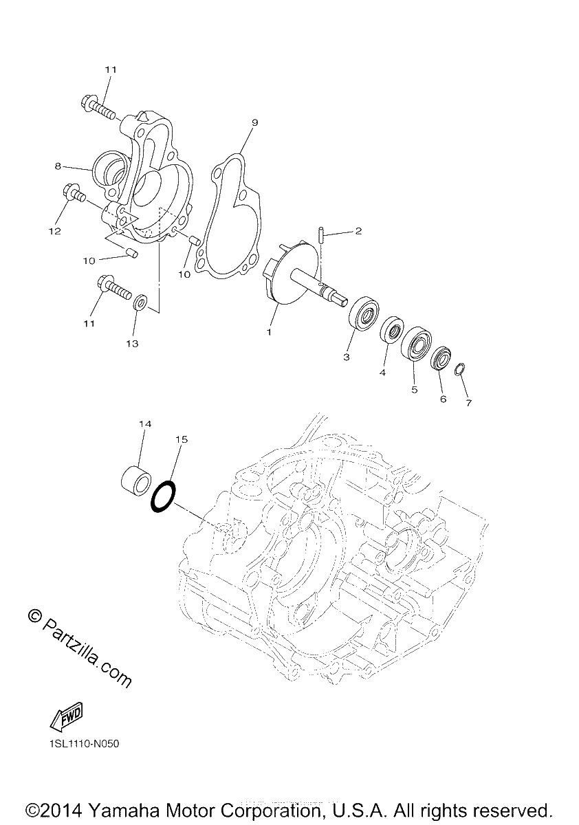 Diagrama de WATER PUMP