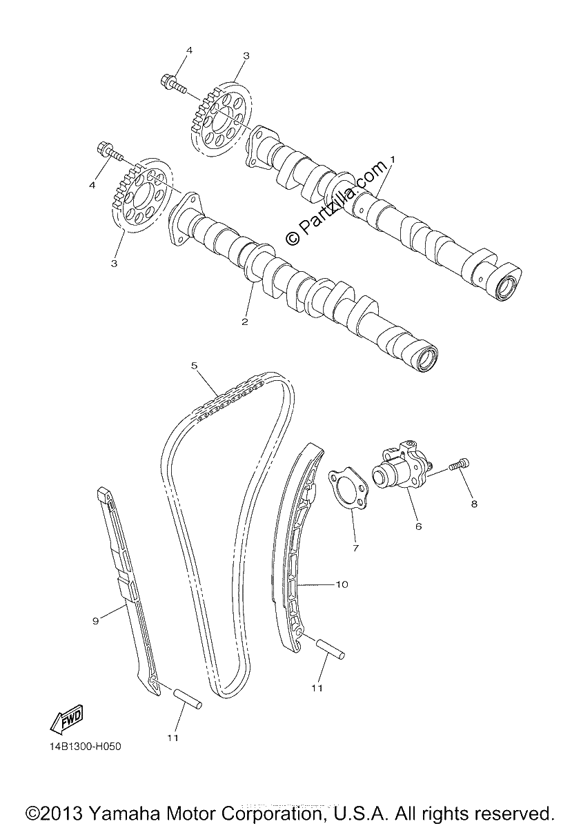 Diagrama de CAMSHAFT CHAIN