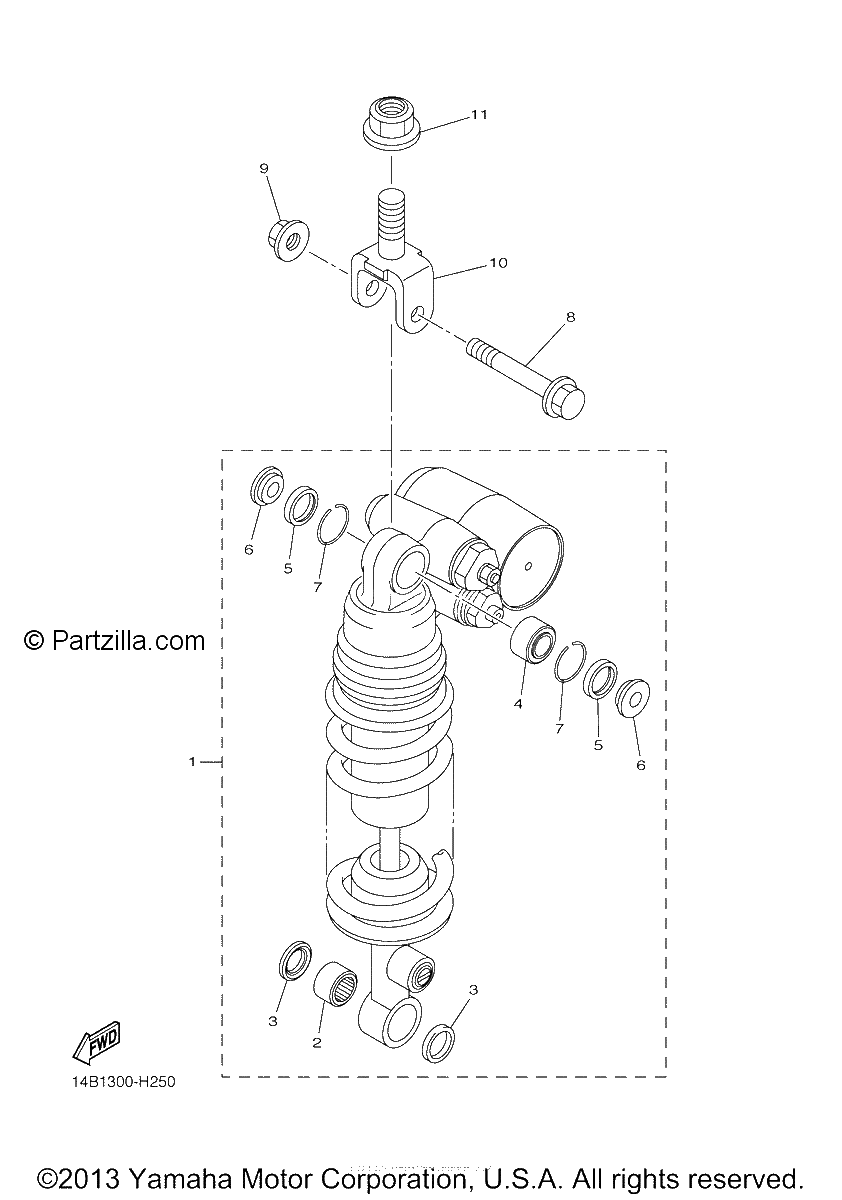 Diagrama de REAR SUSPENSION