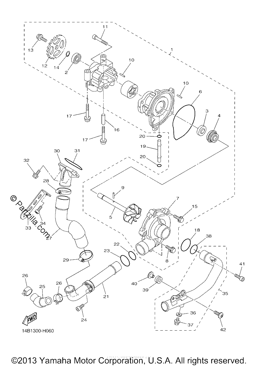 Diagrama de WATER PUMP