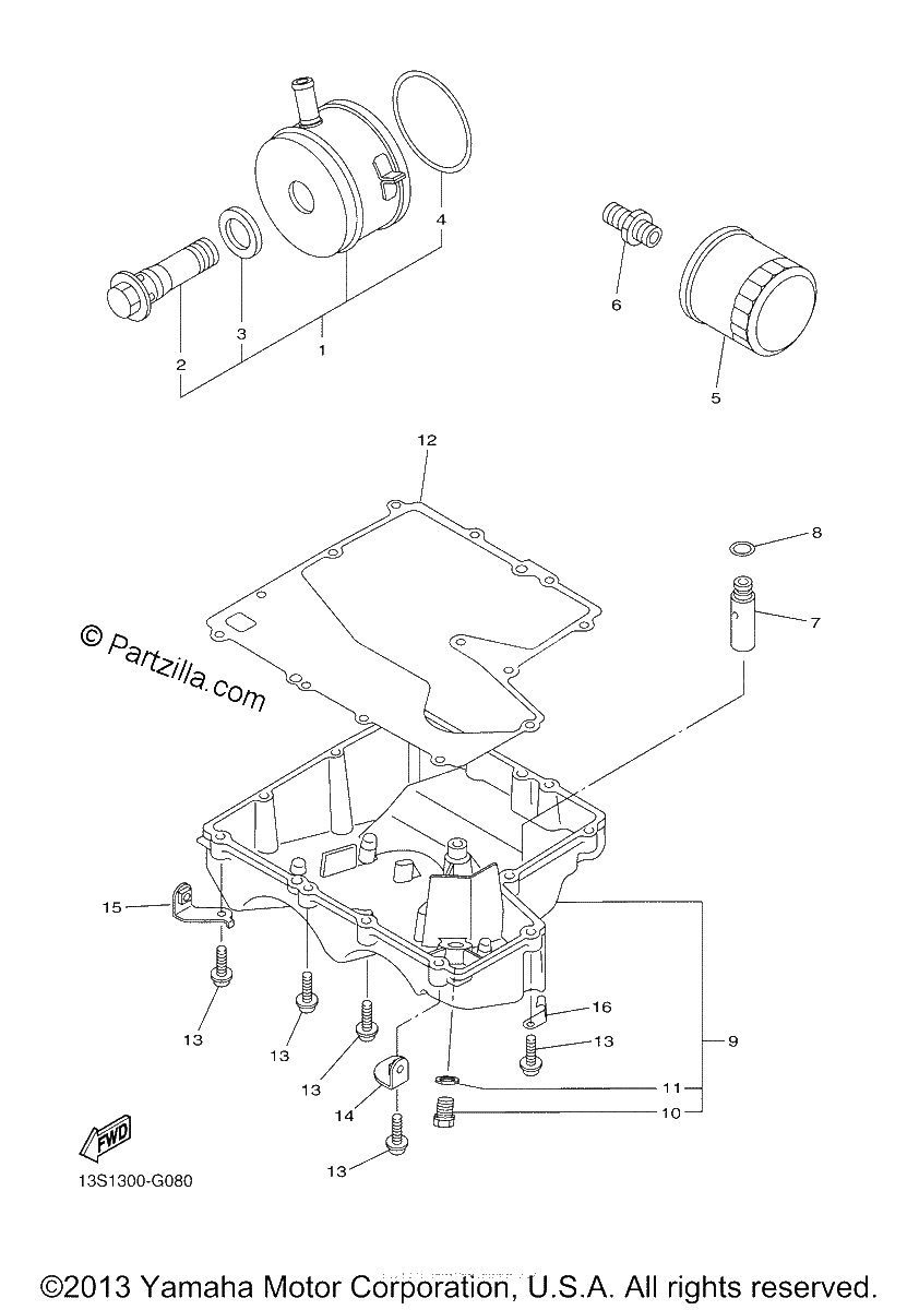 Diagrama de OIL CLEANER