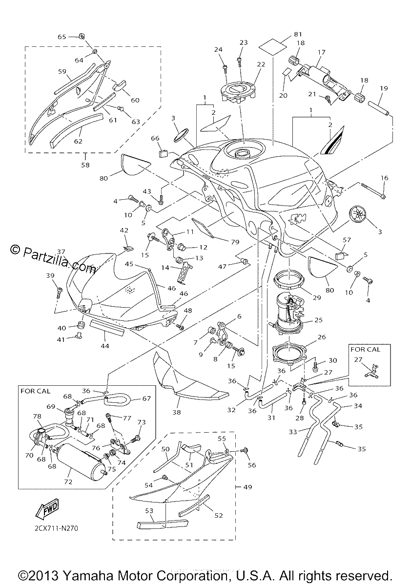 Diagrama de FUEL TANK