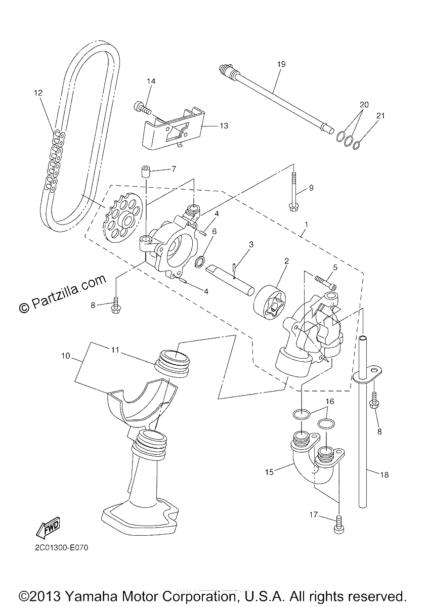 Diagrama de OIL PUMP