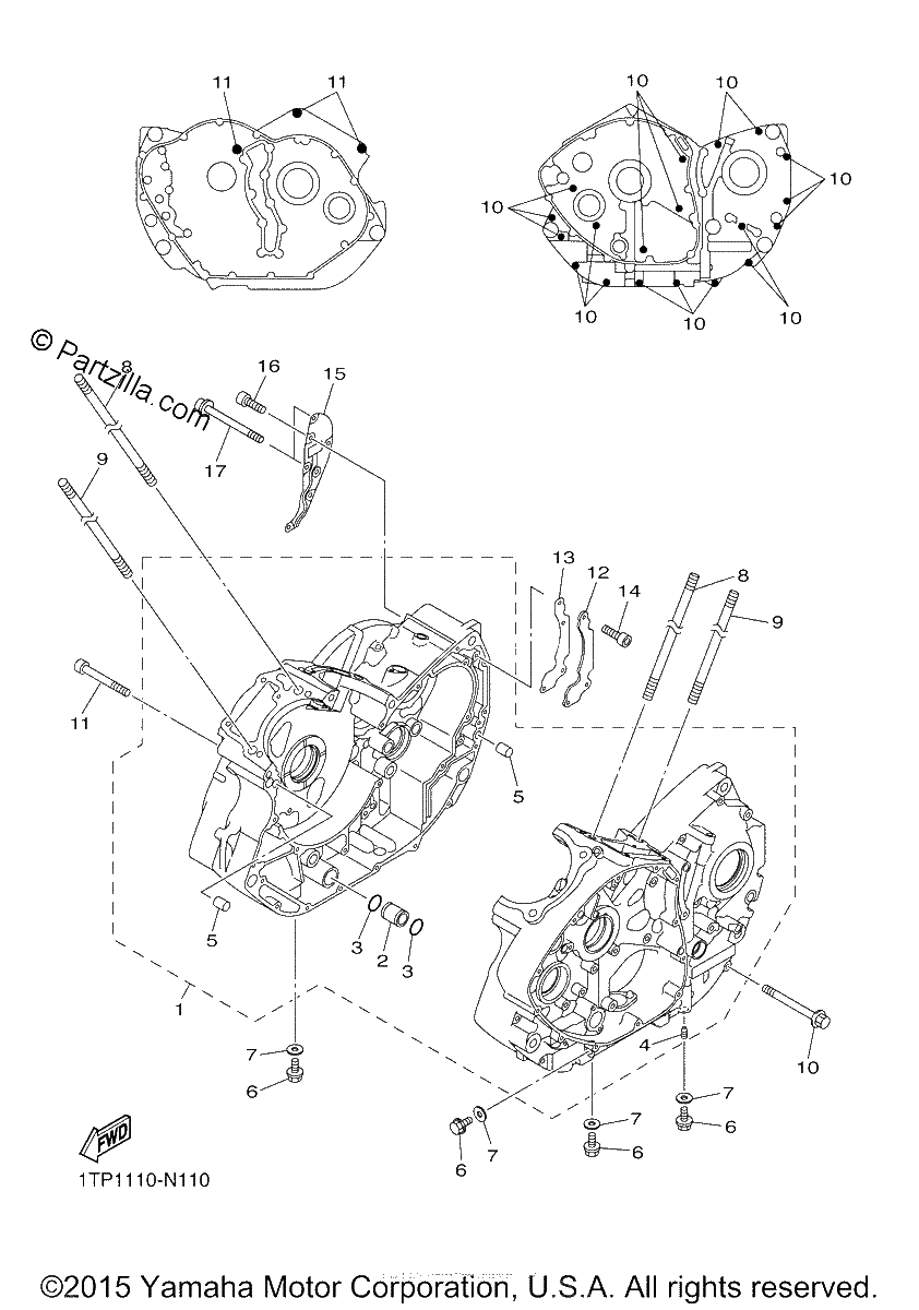 Diagrama de CRANKCASE