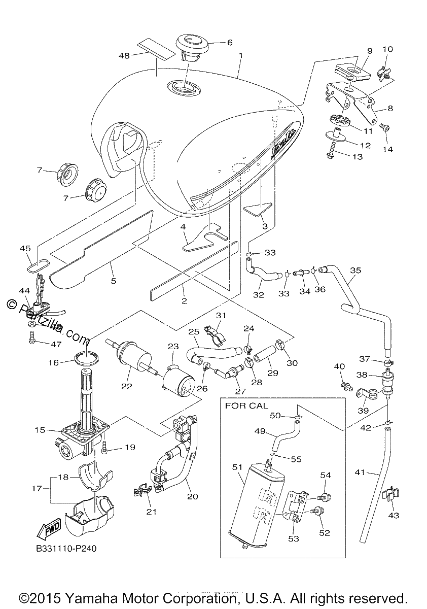 Diagrama de FUEL TANK