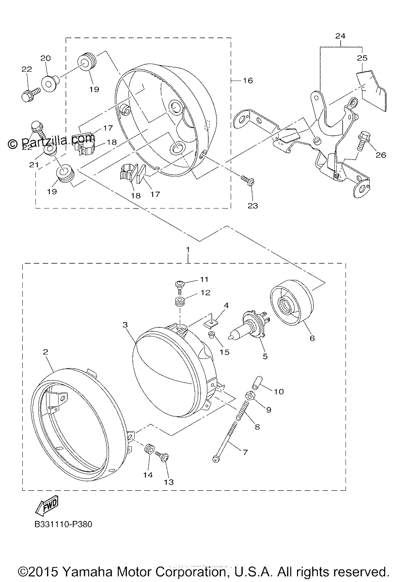 Diagrama de HEADLIGHT