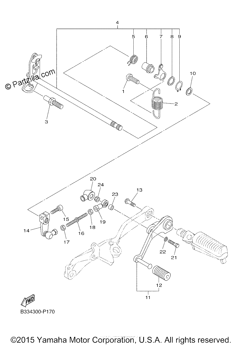 Diagrama de SHIFT SHAFT