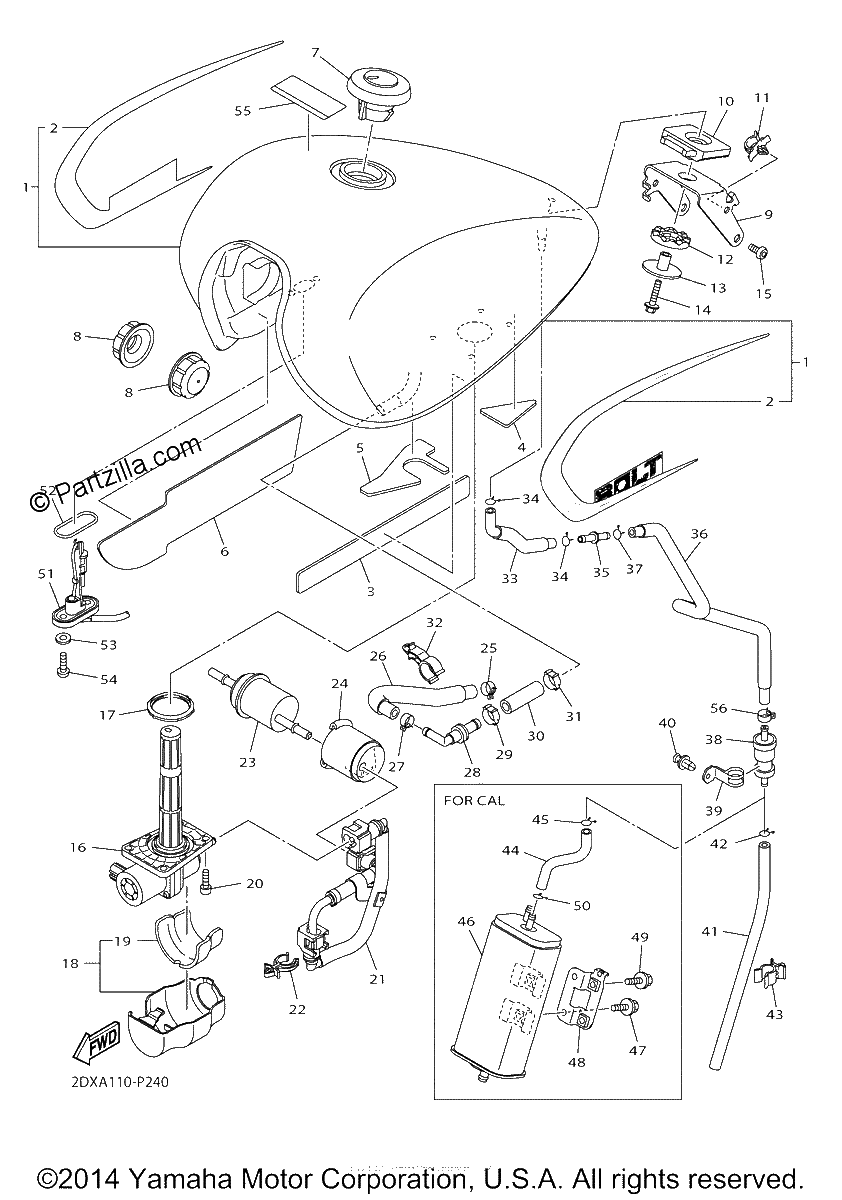 Diagrama de FUEL TANK