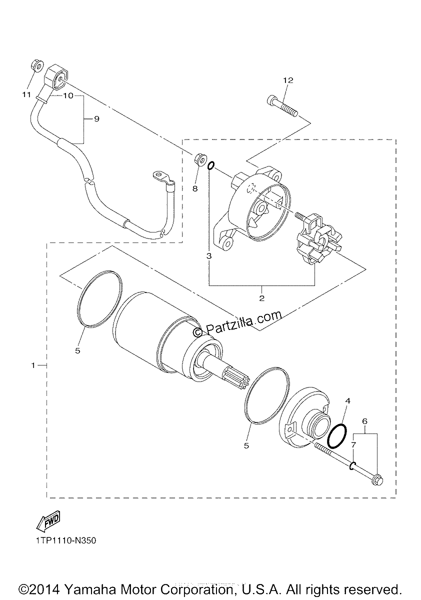 Diagrama de STARTING MOTOR