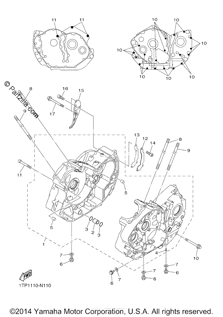 Diagrama de CRANKCASE