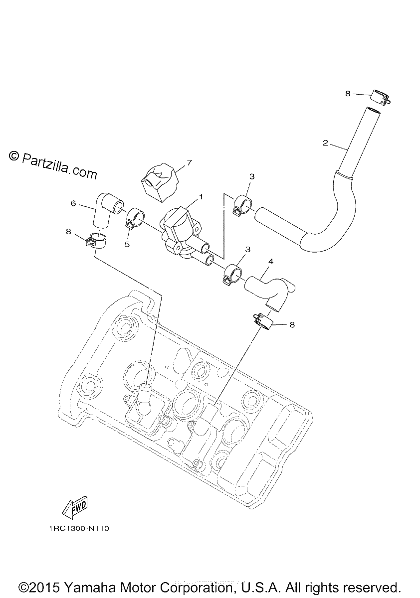 Diagrama de AIR INDUCTION SYSTEM