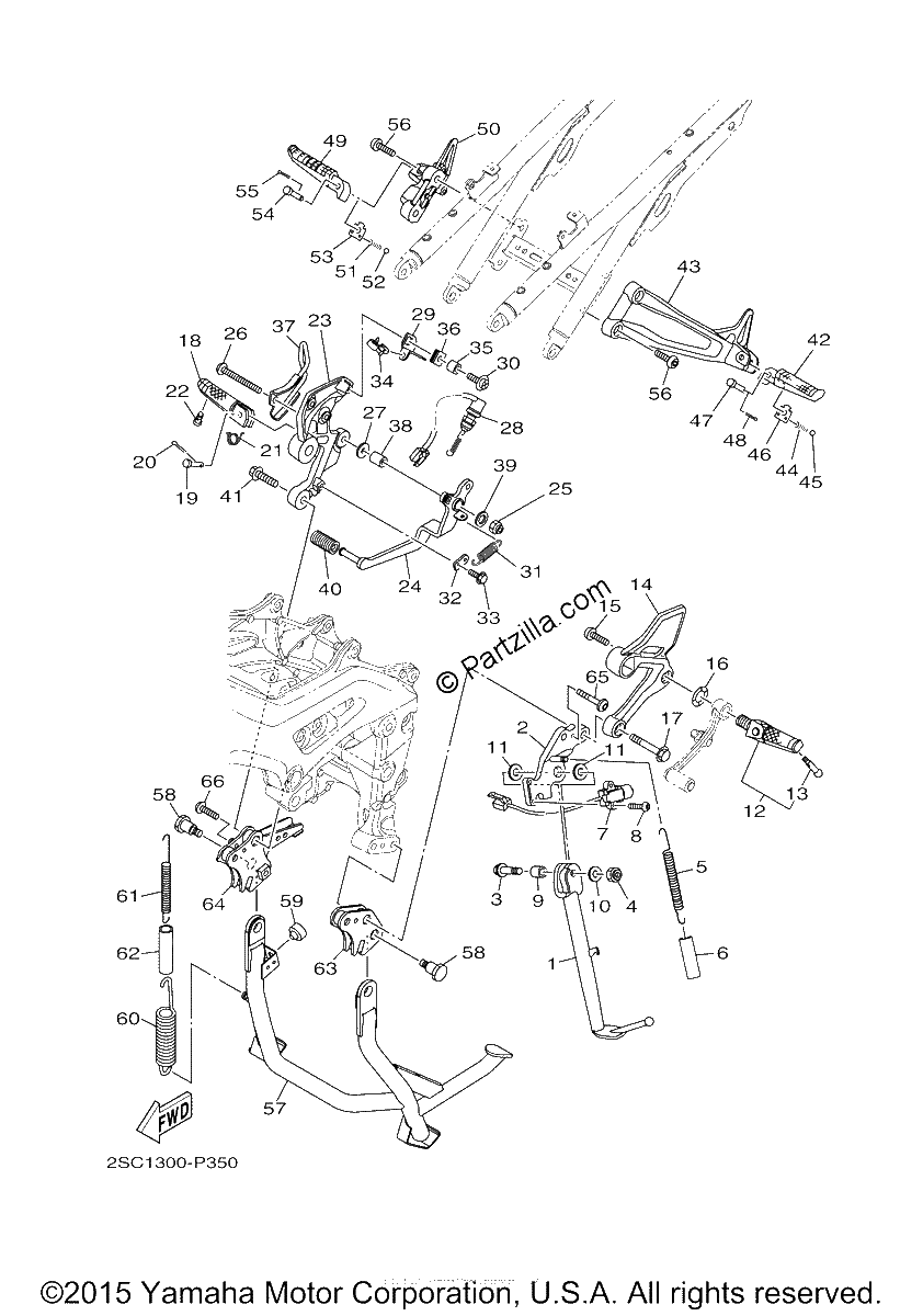 Diagrama de STAND FOOTREST