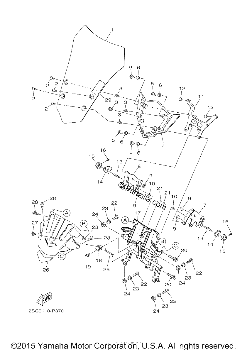 Diagrama de WINDSHIELD