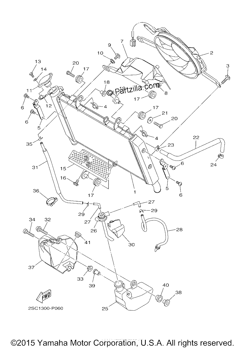 Diagrama de RADIATOR HOSE
