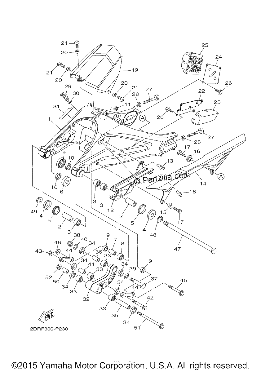 Diagrama de REAR ARM