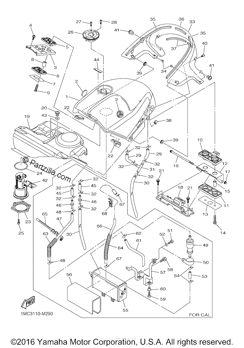 Diagrama de FUEL TANK