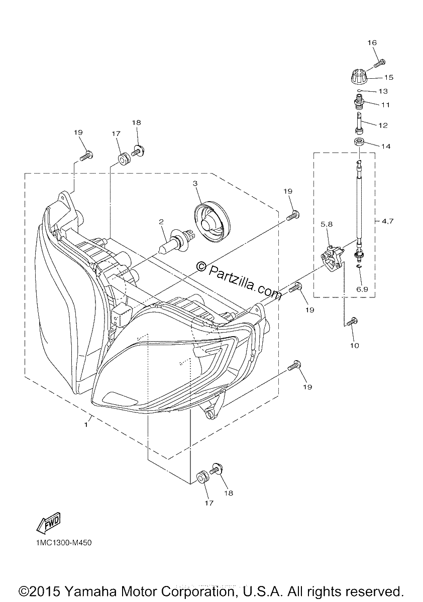 Diagrama de HEADLIGHT