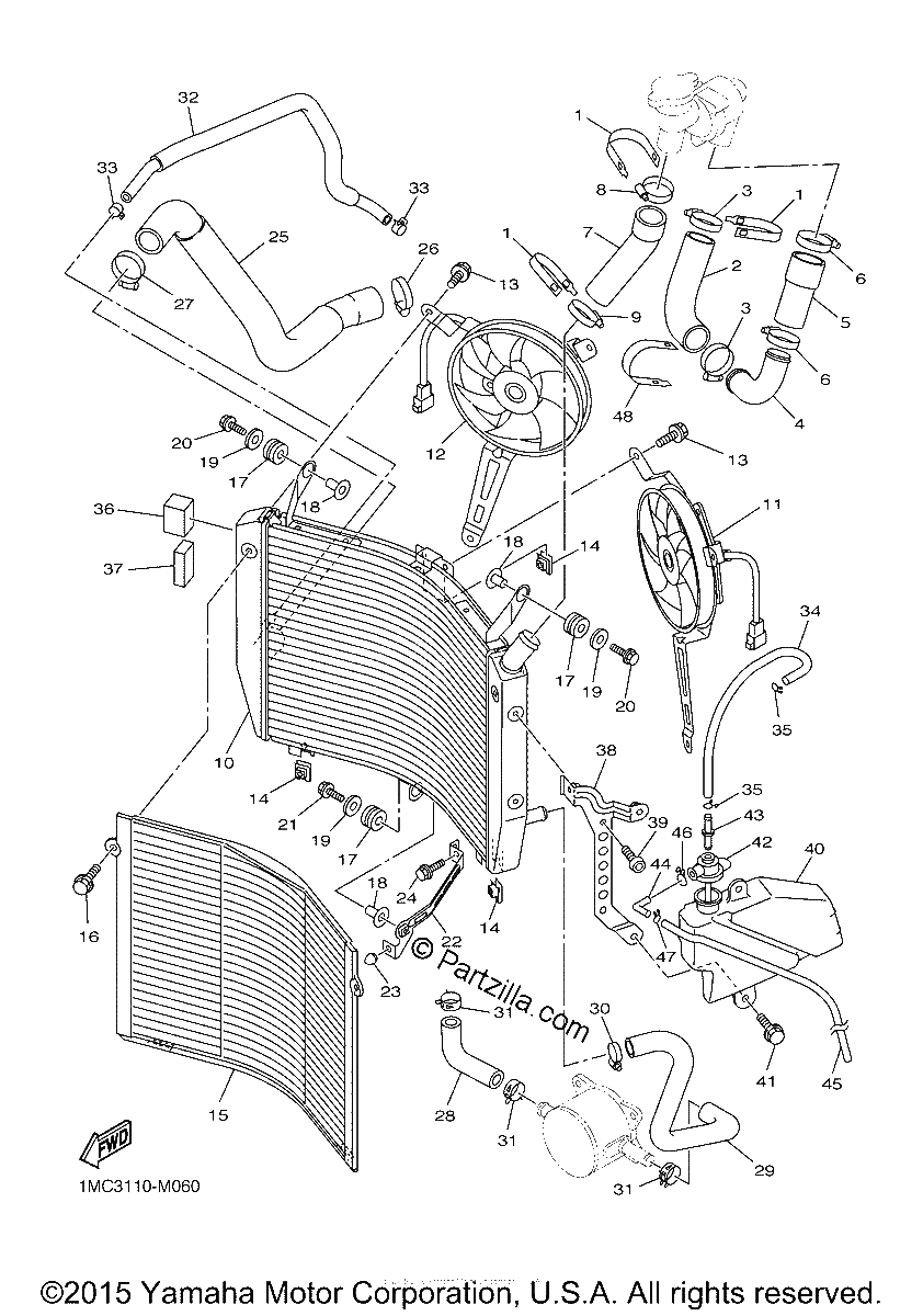 Diagrama de RADIATOR HOSE