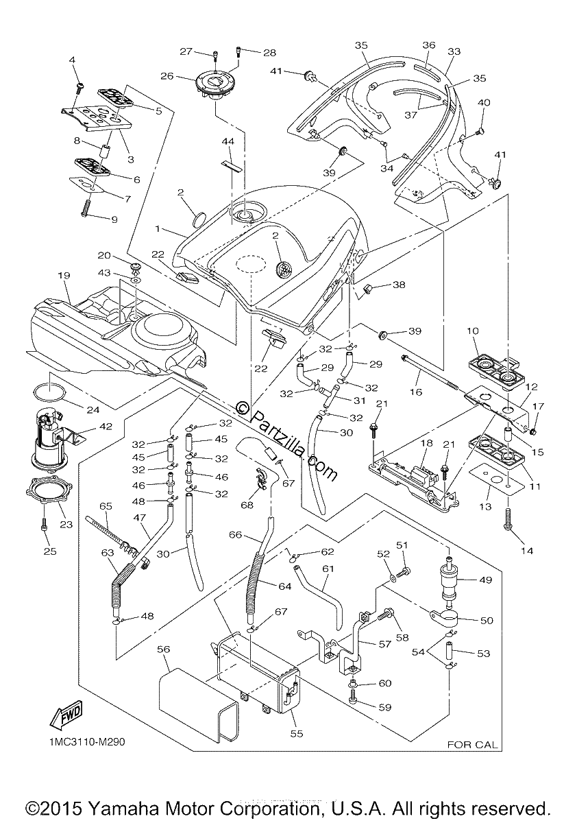Diagrama de FUEL TANK