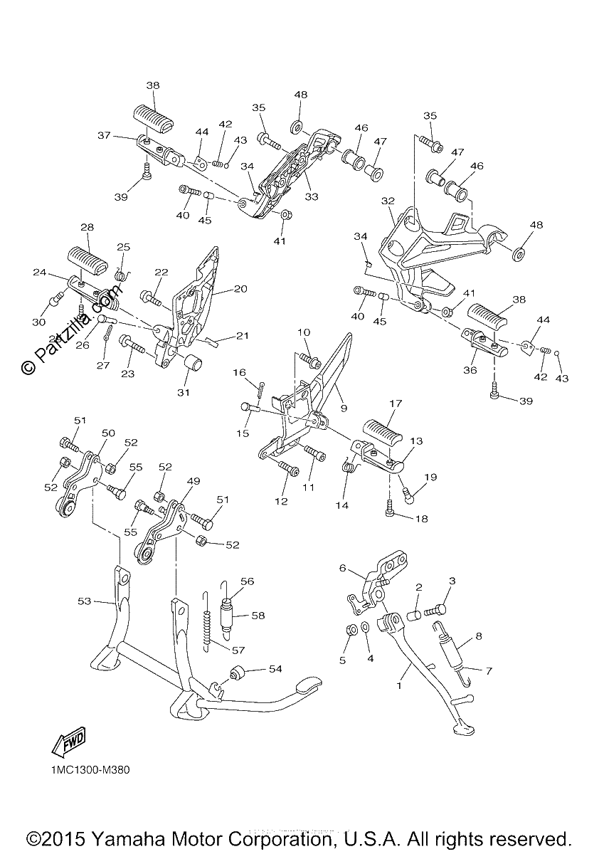 Diagrama de STAND FOOTREST