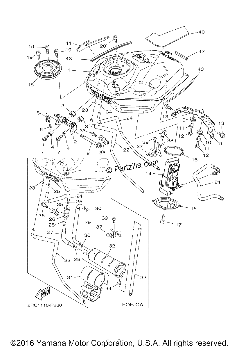 Diagrama de FUEL TANK
