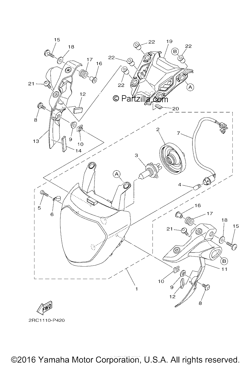 Diagrama de HEADLIGHT