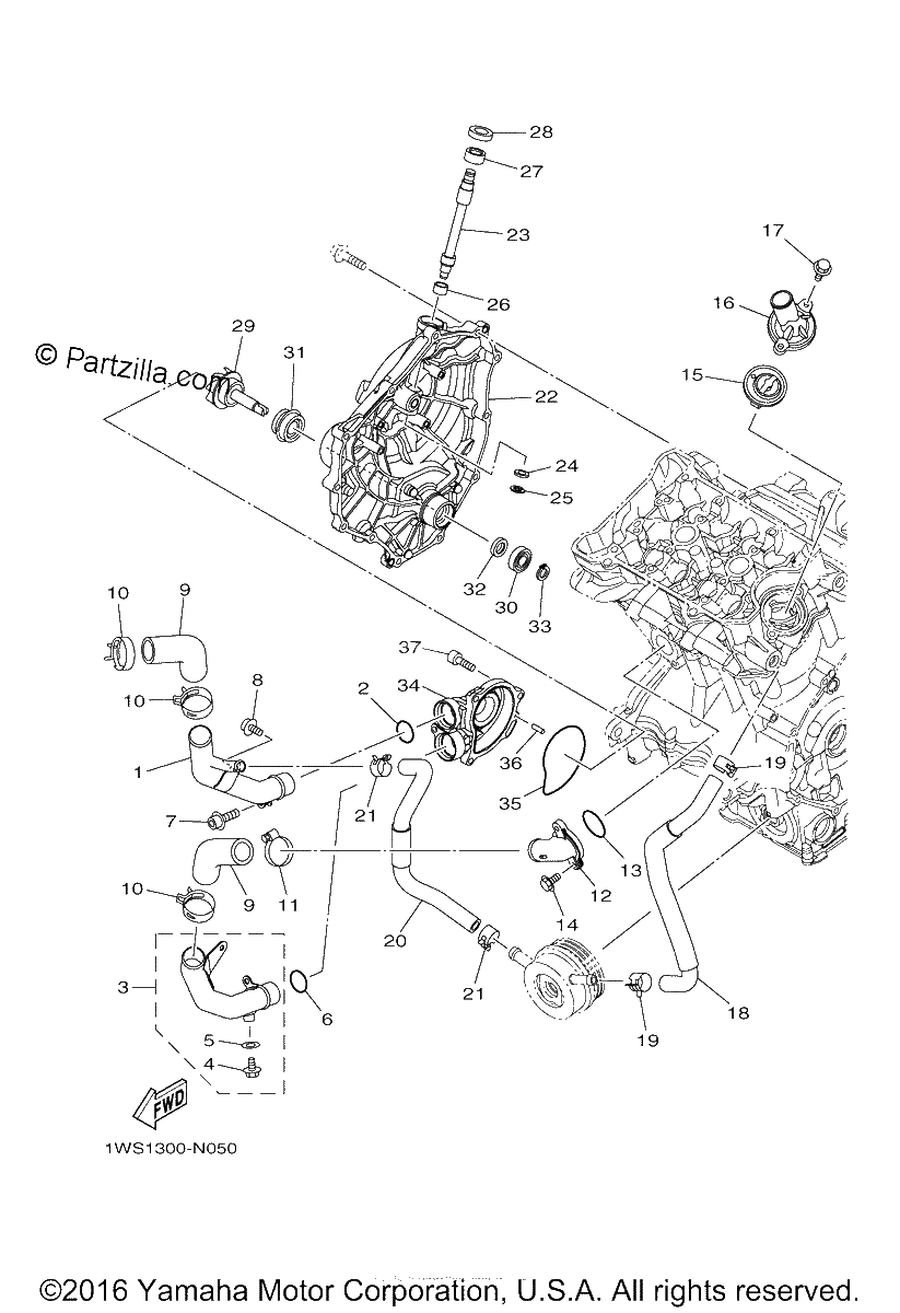 Diagrama de WATER PUMP
