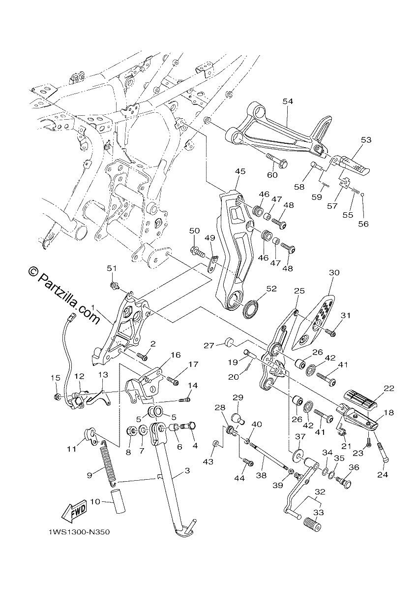 Diagrama de STAND FOOTREST