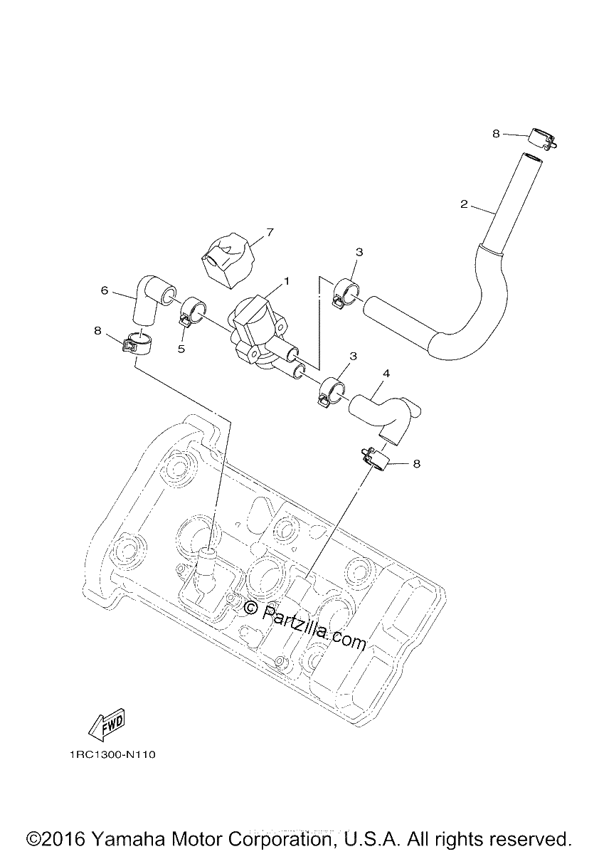 Diagrama de AIR INDUCTION SYSTEM