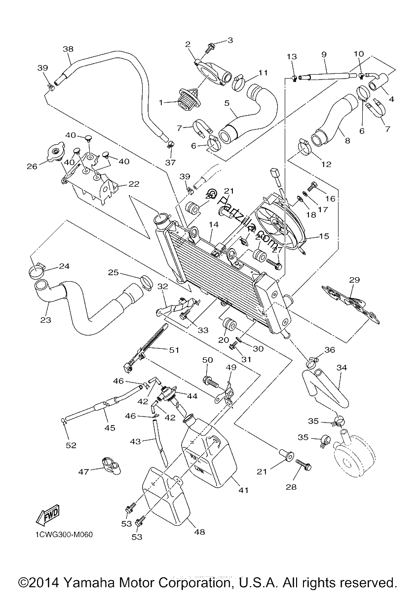 Diagrama de RADIATOR HOSE