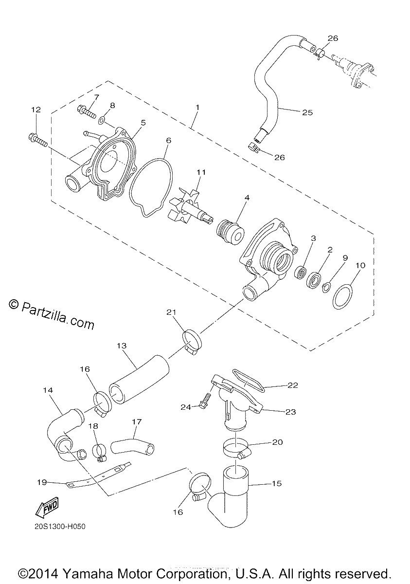 Diagrama de WATER PUMP