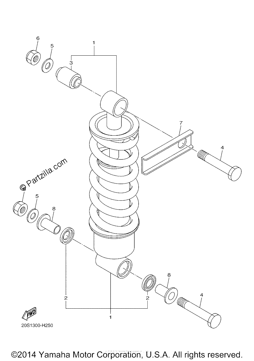 Diagrama de REAR SUSPENSION