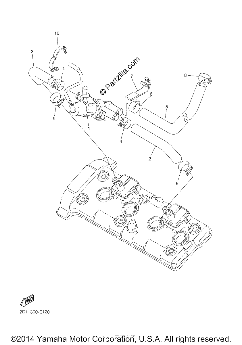 Diagrama de AIR INDUCTION SYSTEM