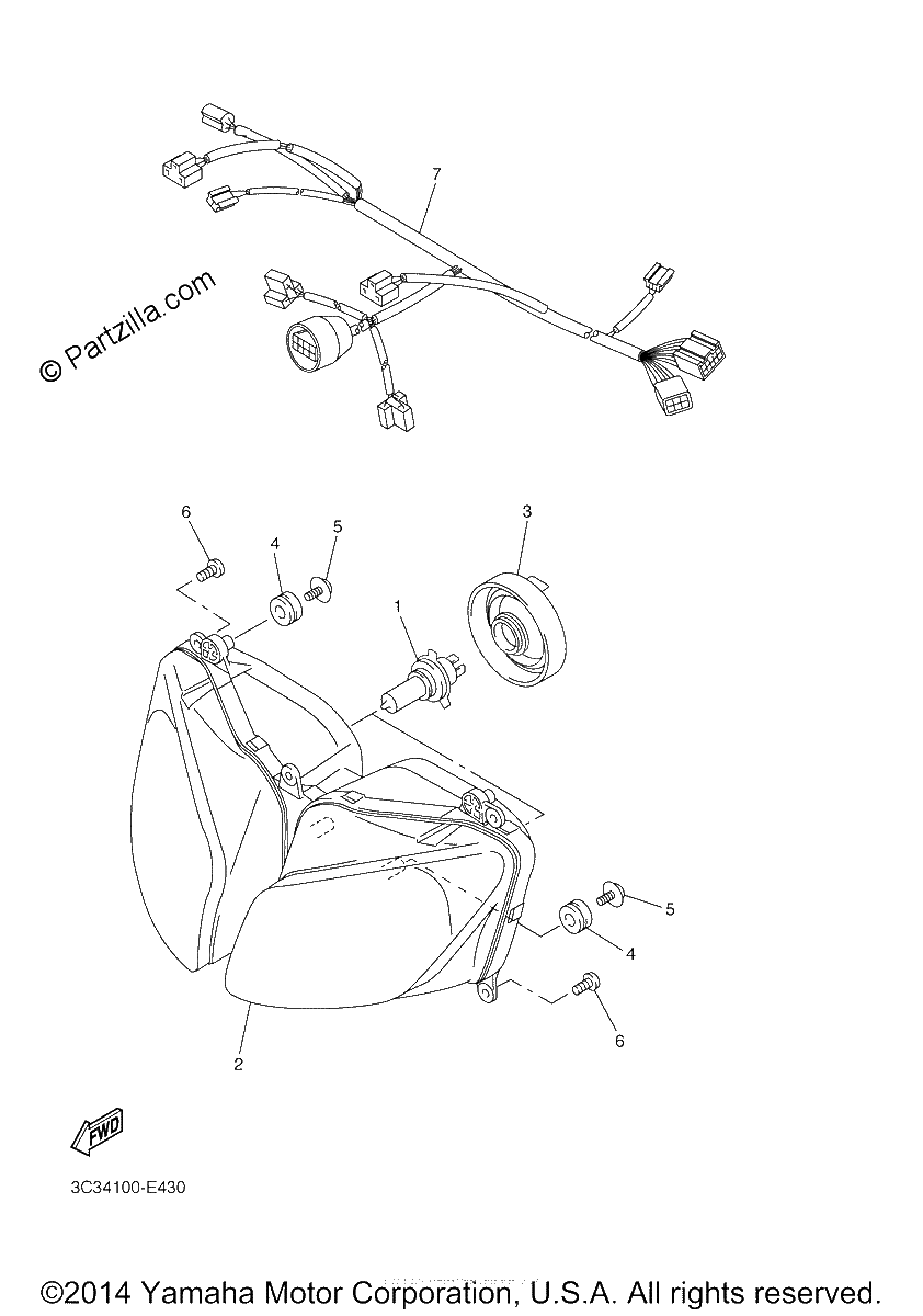 Diagrama de HEADLIGHT