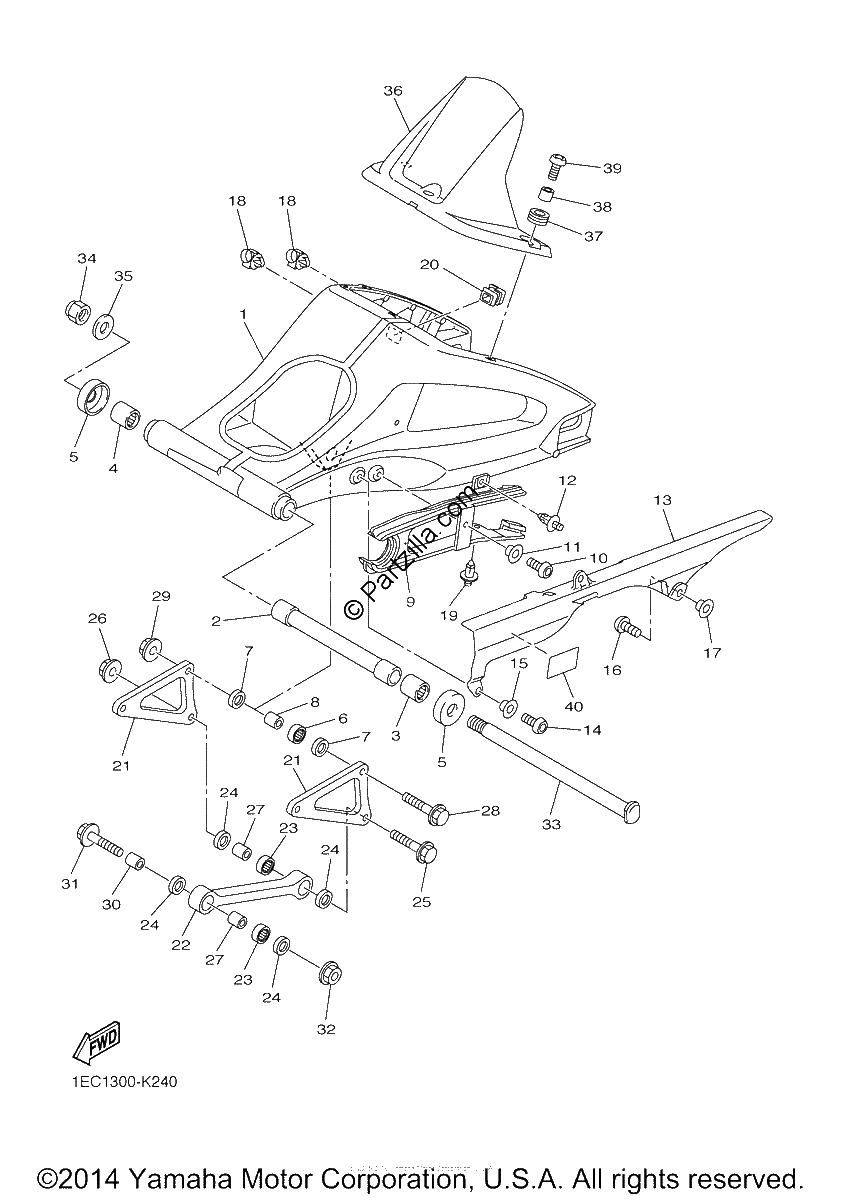 Diagrama de REAR ARM