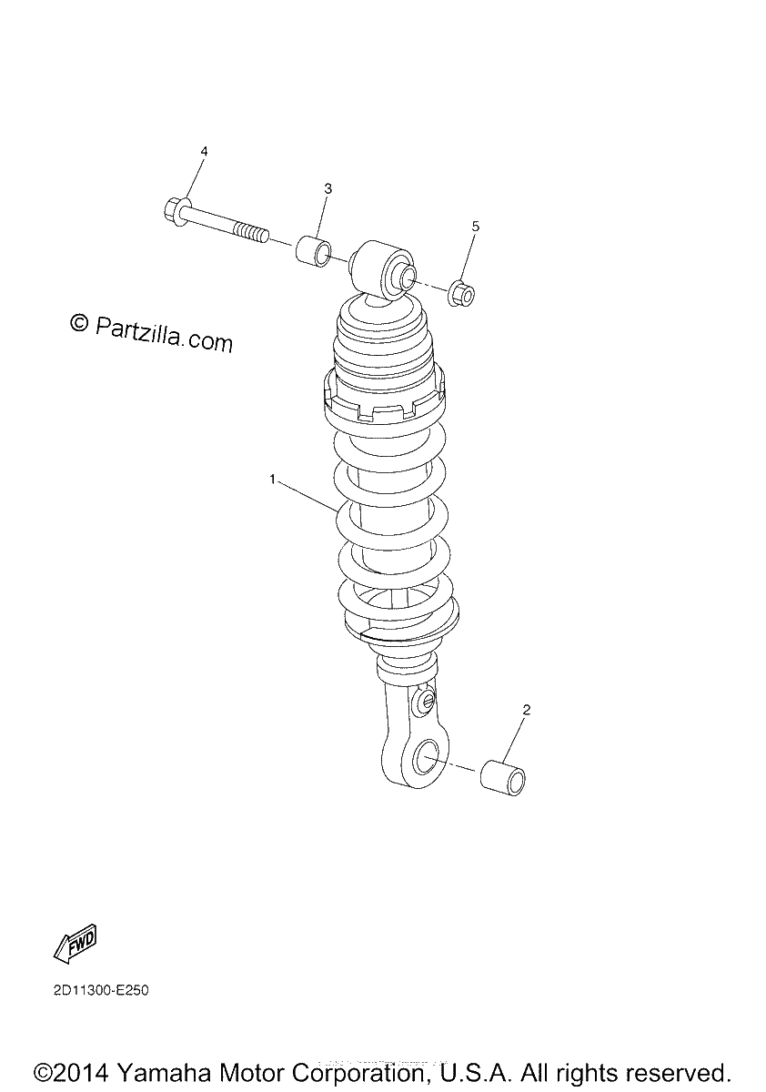 Diagrama de REAR SUSPENSION