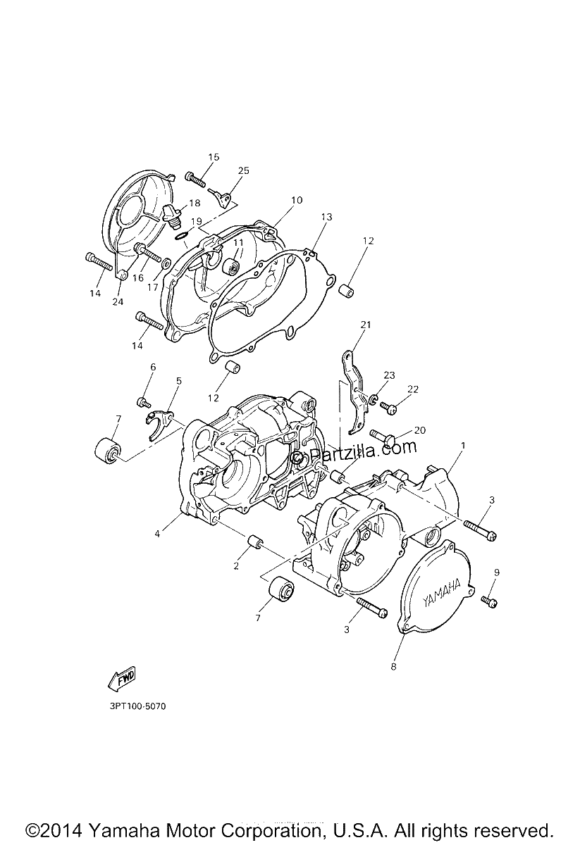 Diagrama de CRANKCASE