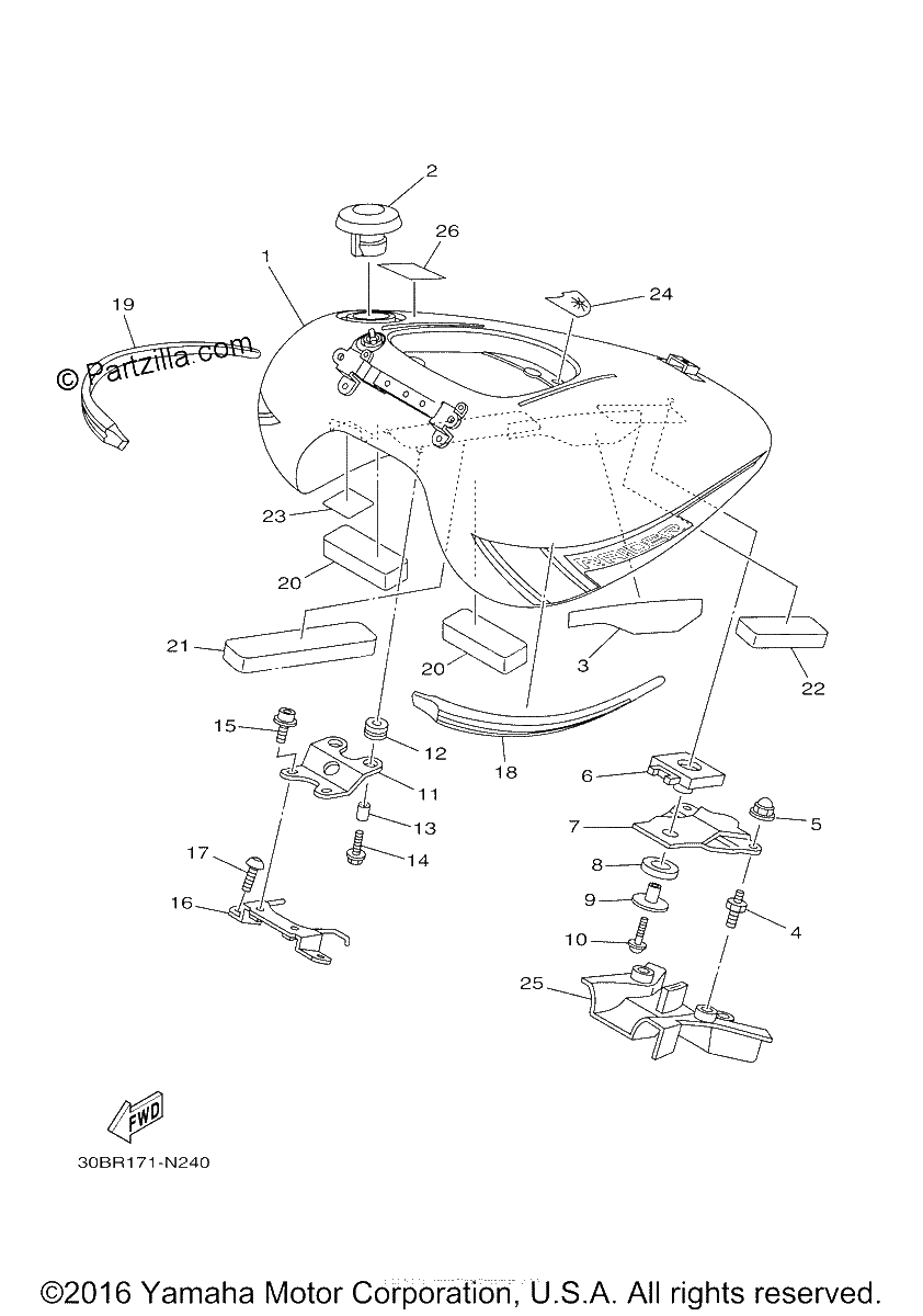 Diagrama de FUEL TANK