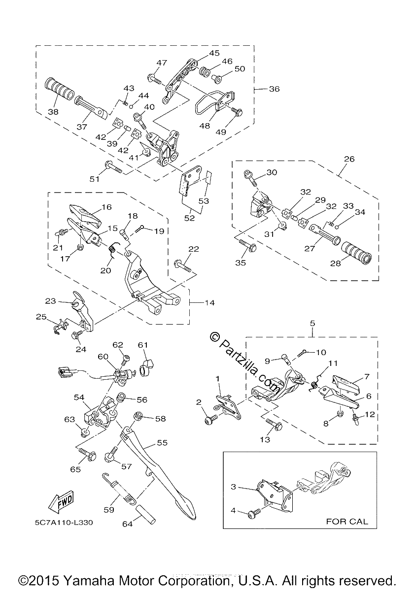 Diagrama de STAND FOOTREST