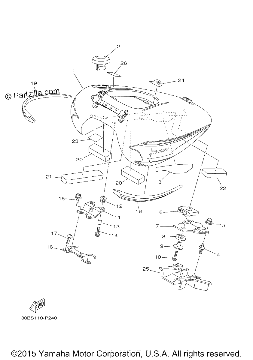 Diagrama de FUEL TANK