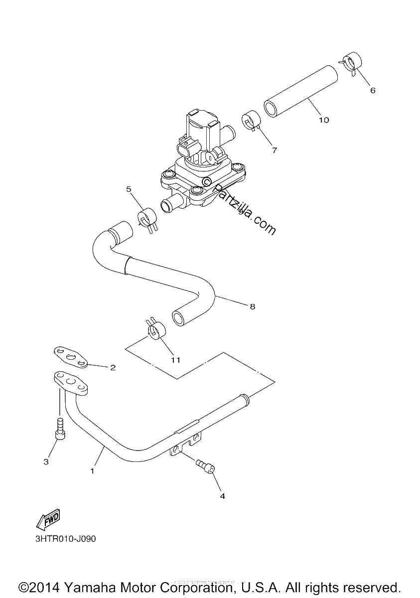 Diagrama de AIR INDUCTION SYSTEM