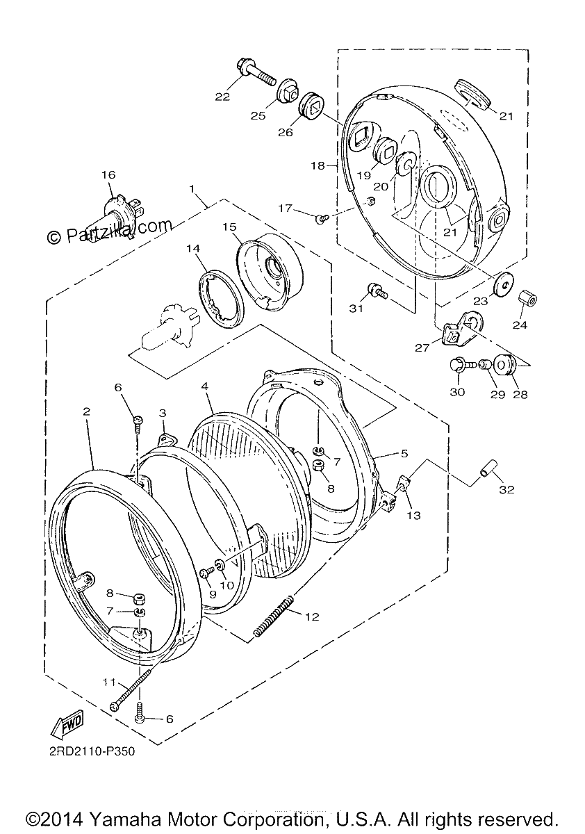 Diagrama de HEADLIGHT